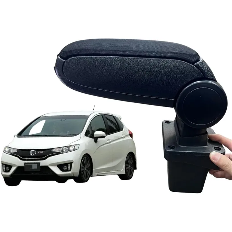 

Armrest Compatible With HONDA FIT/JAZZ 2014-2020 Custom Fit Center Console Storage Box Vehicle Accessories Comfortable Driving