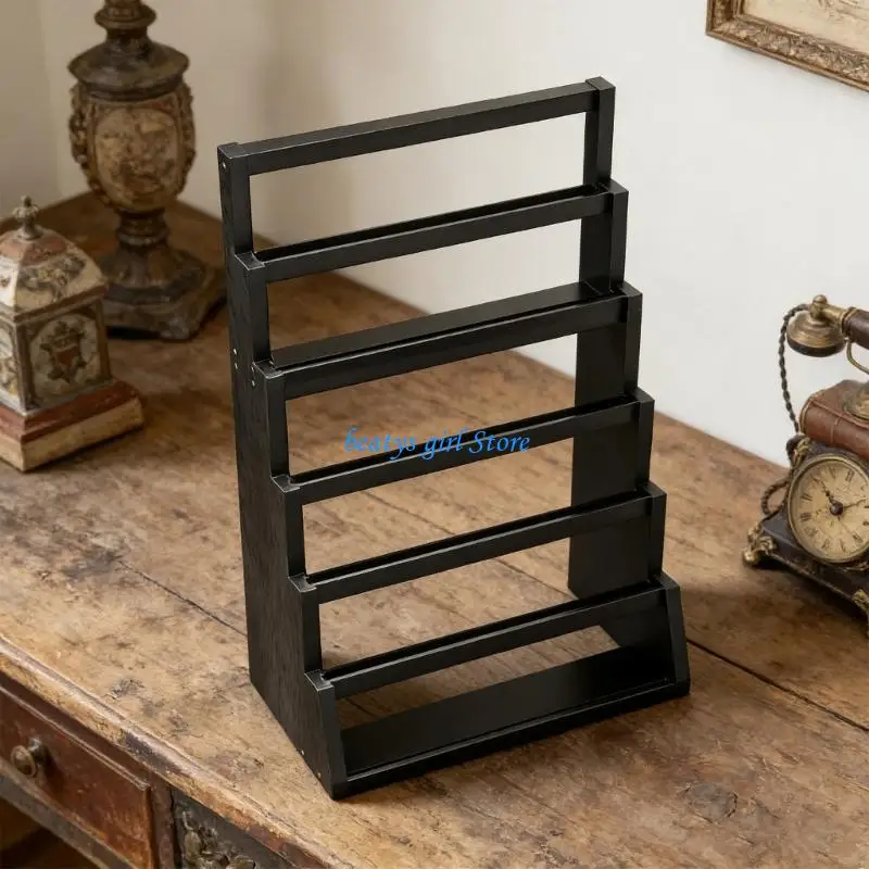 C7AB Handcrafted 6 Compartment Card Holders Suitable For Offices And Creative Workspaces