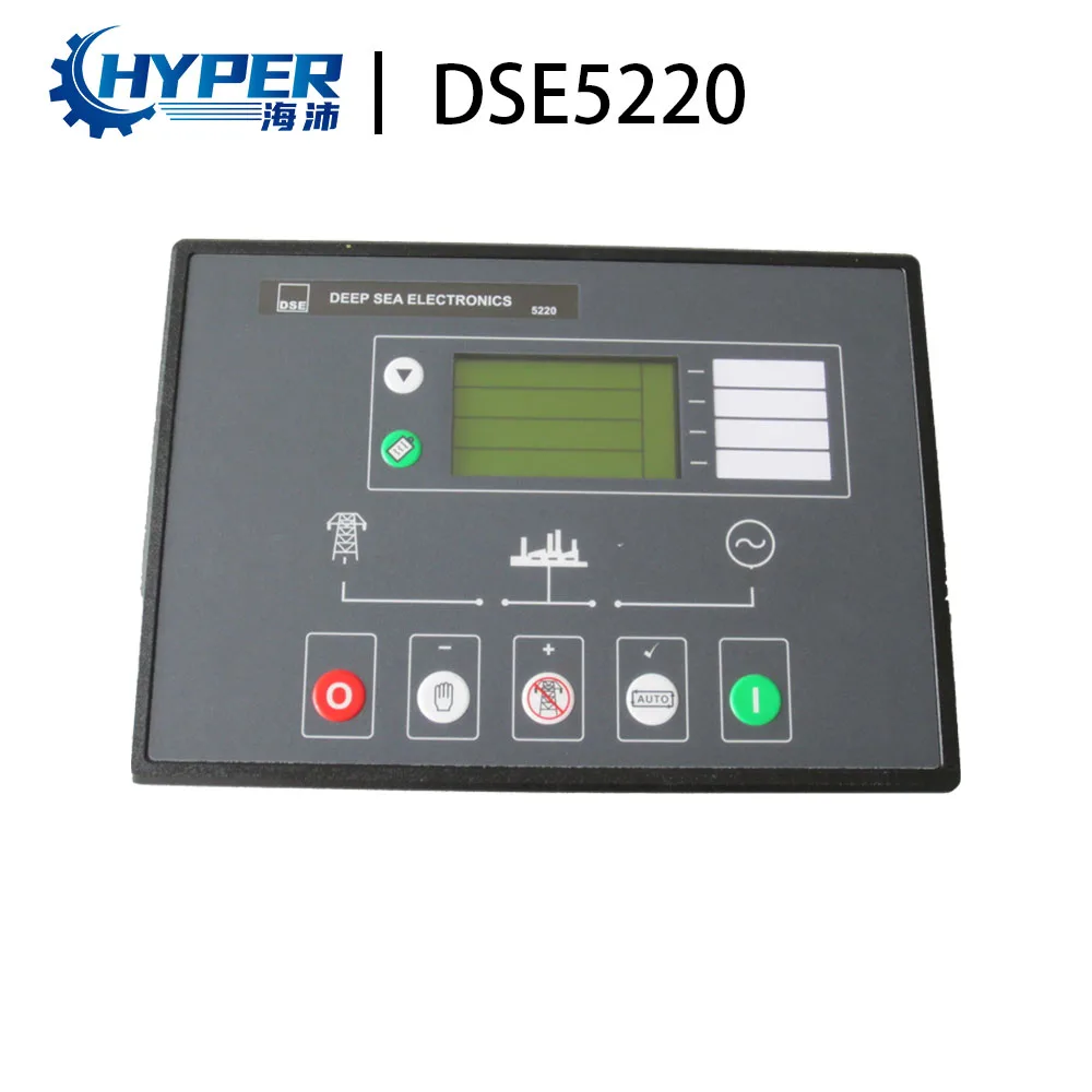 Genuine DSE5220 Deep Sea Genset Electronic Controller Module Control Panel Auto Star LCD Display for diesel engine