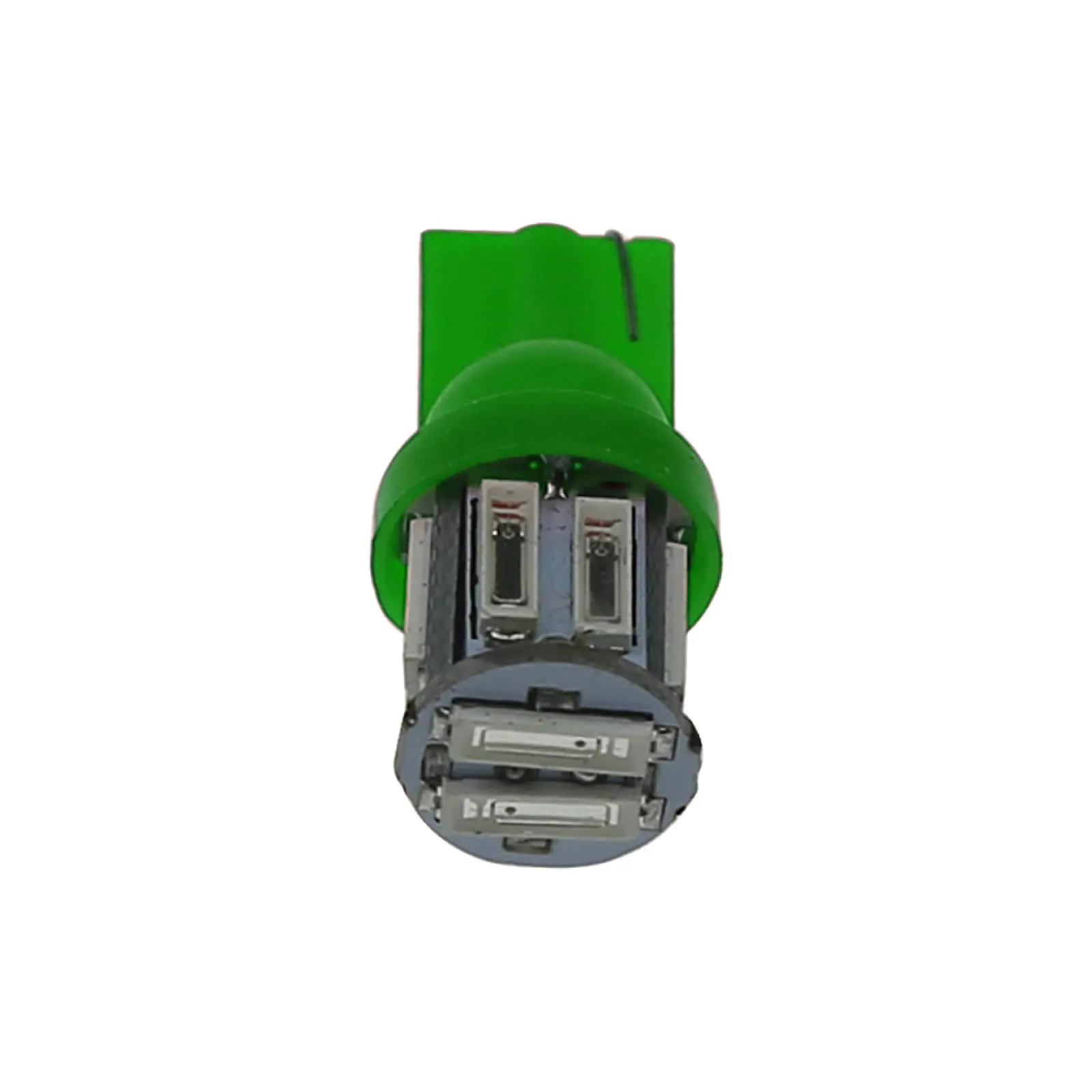 10x Green Car T10 W5W Tail Bulb Clearance Lamp 10 Emitters 7020 SMD LED 464 555 558 Z20102