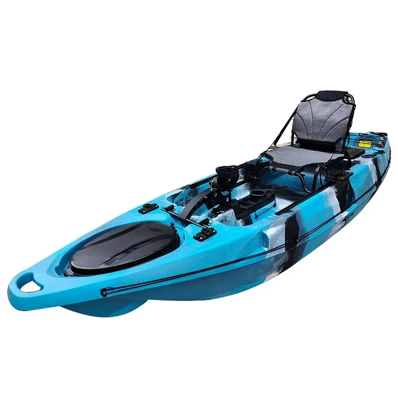 OEM Plastic Fishing Kayak for One Person Pedal Powered Kayak with Propeller Drive System view 3