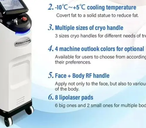 

360° Cooling Sculpting Body Slimming For Effective Weight Loss Fat Freezing Cellulite Removal With Vacuum Cavitation System