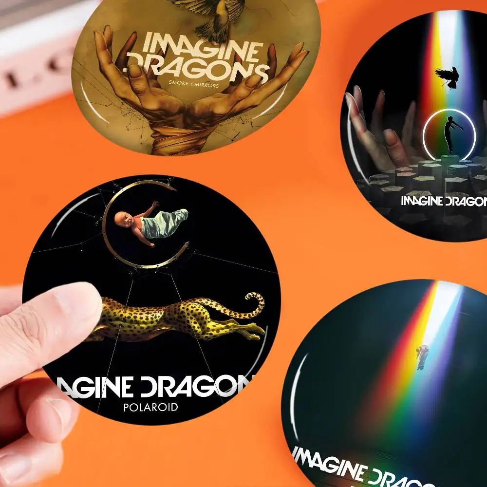 popular band I-Imagine famous D-Dragons Tinplate Pin Button Custom Anime Role Old-school Brooch Cartoon Collar Badge Jewelry