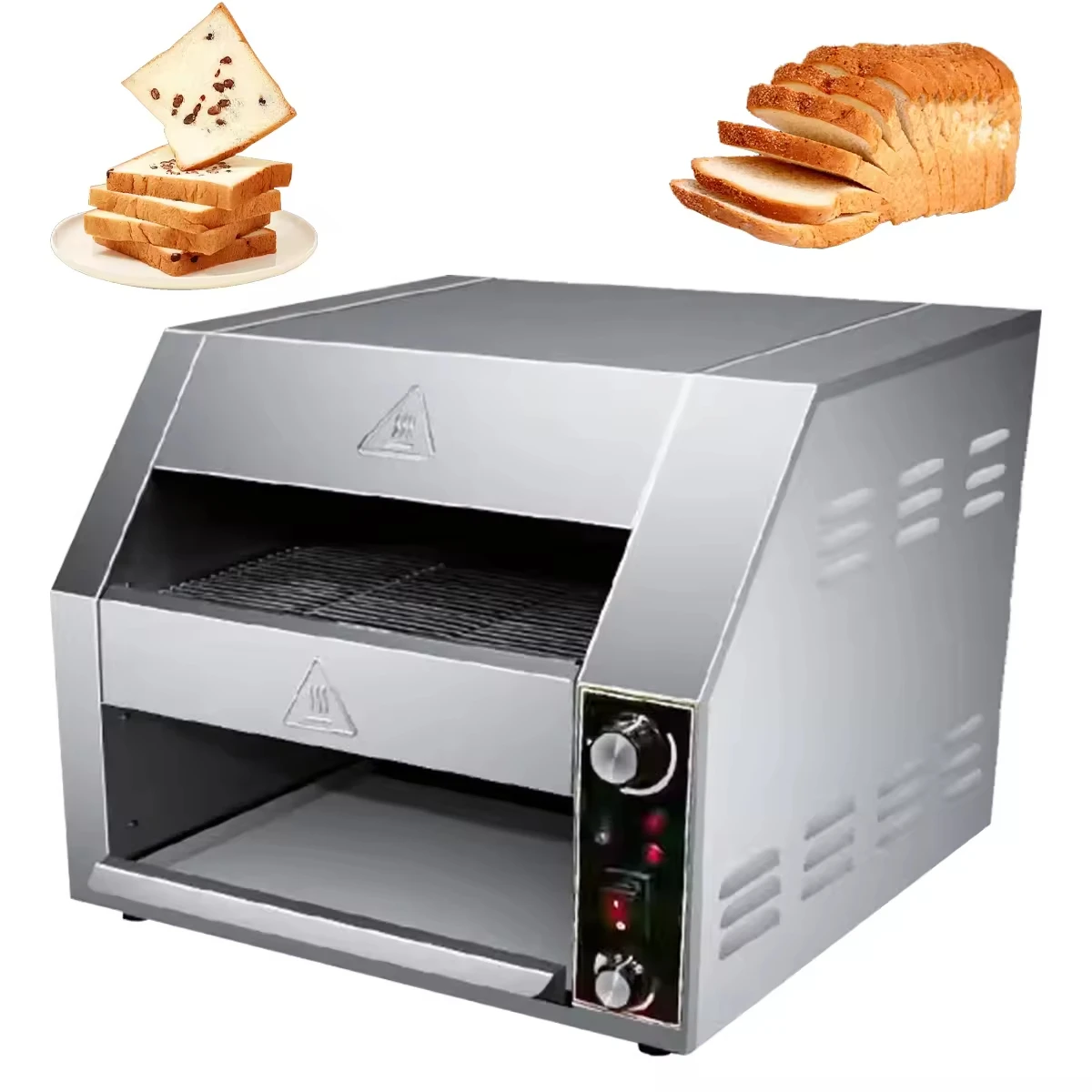 

Commercial Track-Type Bread Baking Machine - Hotel, Restaurant & Family Use, Fast Production, Stainless Steel, Auto Temp Control