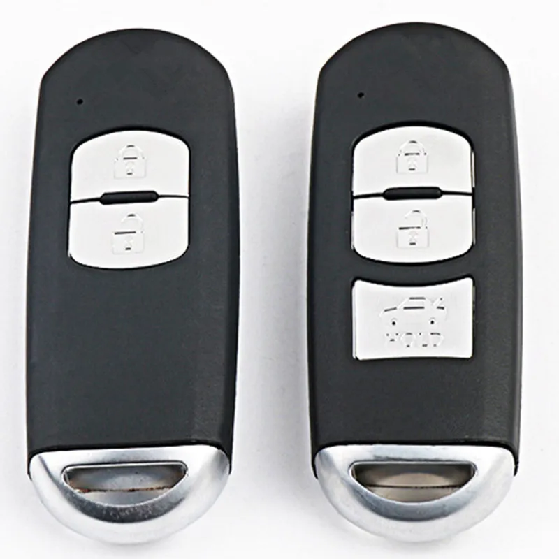 

2PCS 2 /3 Buttons Smart Remote Key Shell for Mazda X-5 Summit Axela Atenza M3 M6 M2 CX-7 CX-9 With Emergency Key Blade