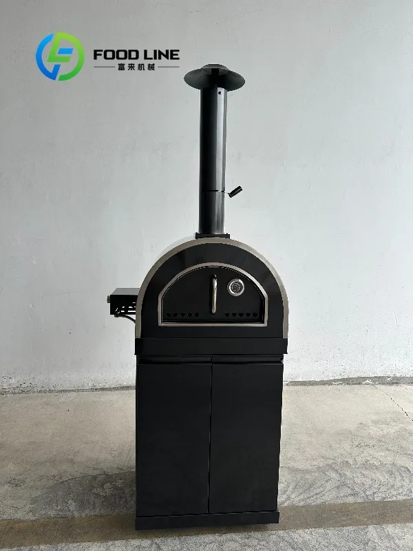 Commercial Dome Pizza Oven Built With Stainless Steel Frame And Built-In Thermometer For Precise Temp Control When Baking