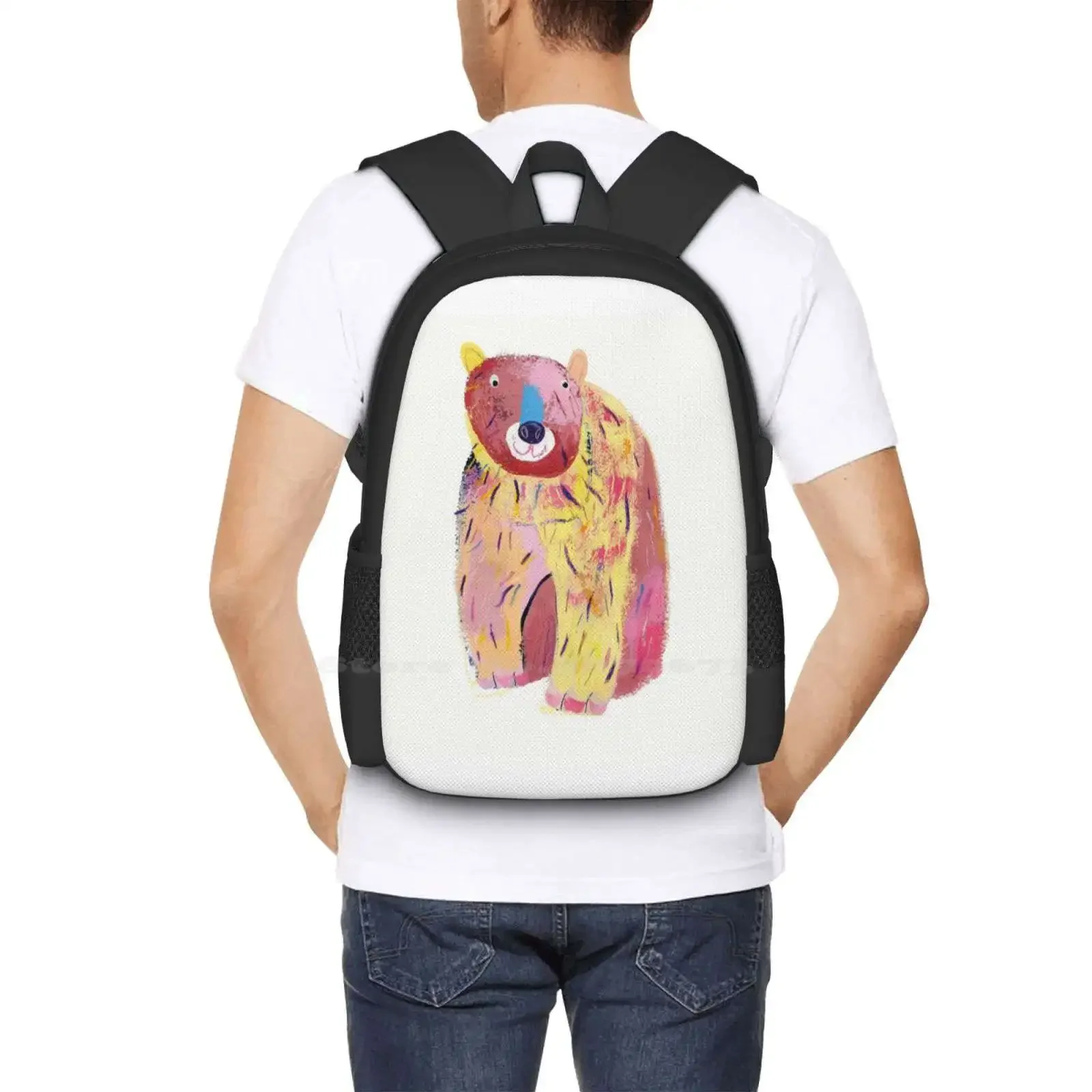 الدب الساخن بيع المدرسية على ظهره حقائب الموضة الدب الاطفال التوضيح الأطفال التوضيح #6