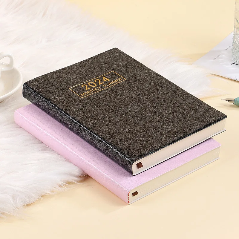 2024 New Arrival School Supplies A5 Laser Holographic Notebook with Daily Index and Year Calendar for Writing and Note-taking