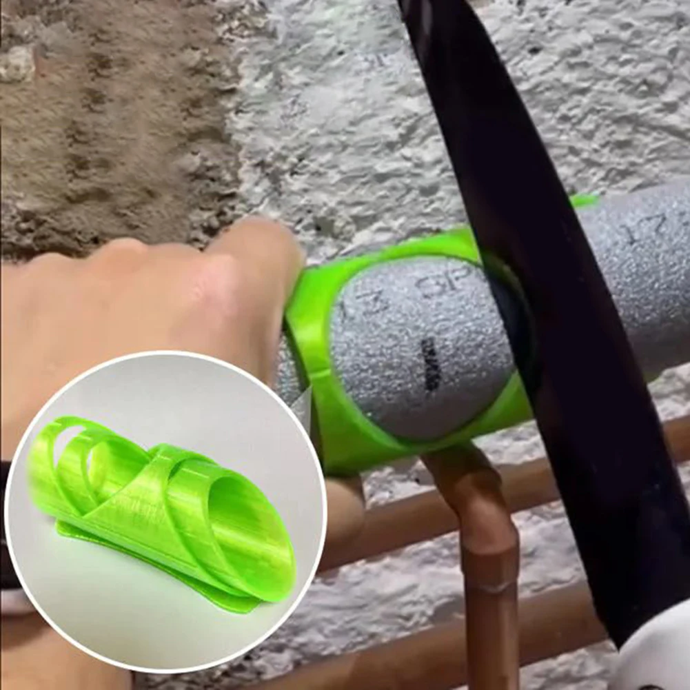 Ferramenta de corte de tubo de espuma, 3 peças, guia de corte de isolamento de tubo de espuma, braçadeira de isolamento de 15mm 22mm 28mm adequada para isolamento de tubulação