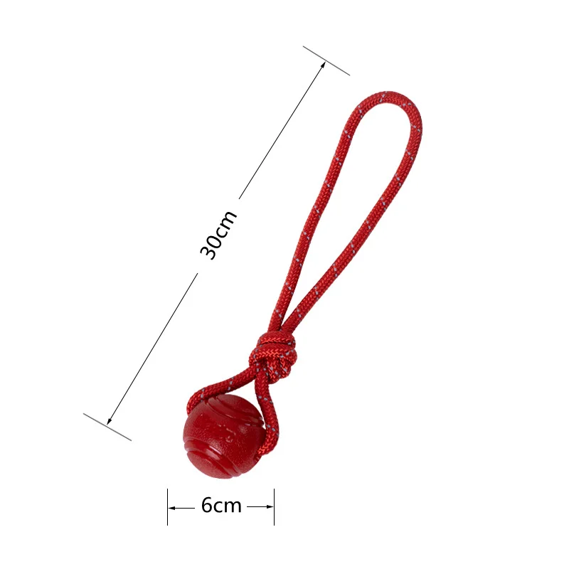 

Bouncy Ball for Pet Dog, Solid Rubber Ball, Chewing Toy, Outdoor Throwing, Retrieve Dog Training, Jouet Chien, 6cm