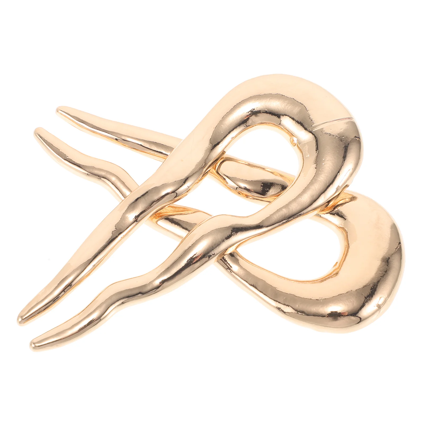 2 Pcs Hair Barrettes U-shaped Hairpin Chignon Fork French Clips Japanese