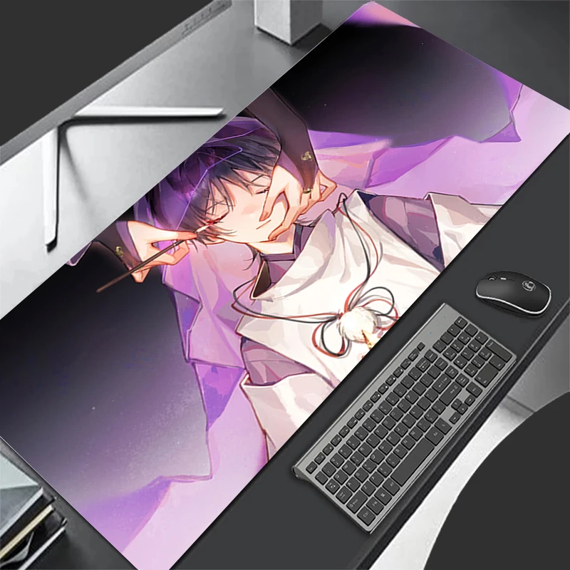 Mousepad Computer Gaming Accessories Keyboard Pad Office PC Rubber Mouse Pad G-genshin Impact Wanderer Decoracion Desk Mouse Mat
