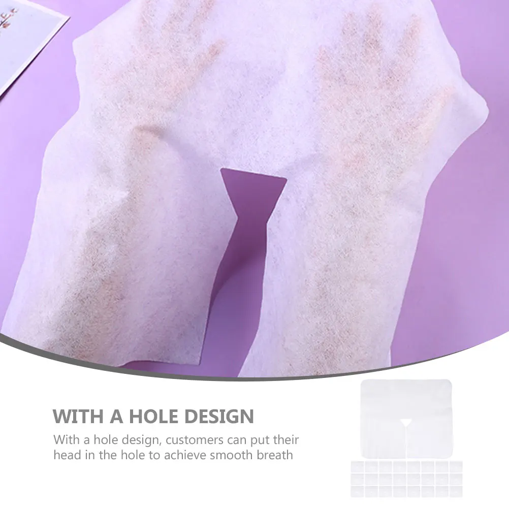

100Pcs Cotton Disposable Headrest Covers Face Pillow Massage Pads Salon Comfortable Face Pillow Covers