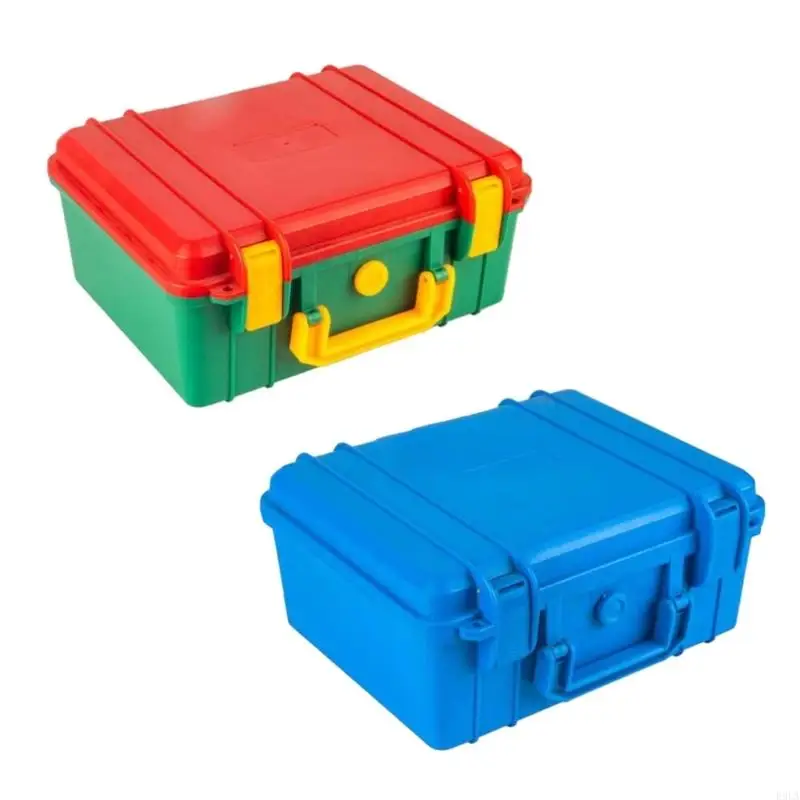 Boîte rangement d'outils à compartiments multicouches, pochette résistante aux chocs, conception légère pour Instruments