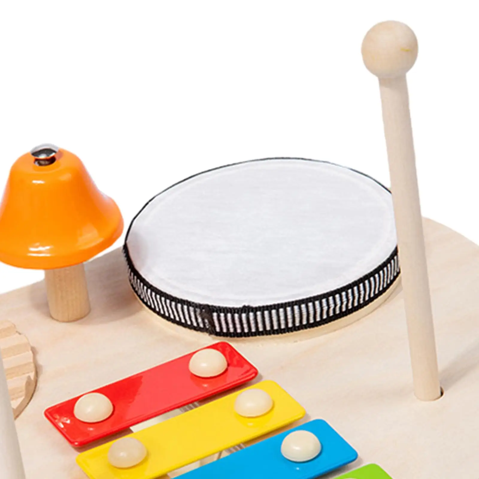 Montessori Percussion Instrument Baby Music Toys Kids Drum Set Musical Sensory Toy Kids Musical Instruments for Kindergarten