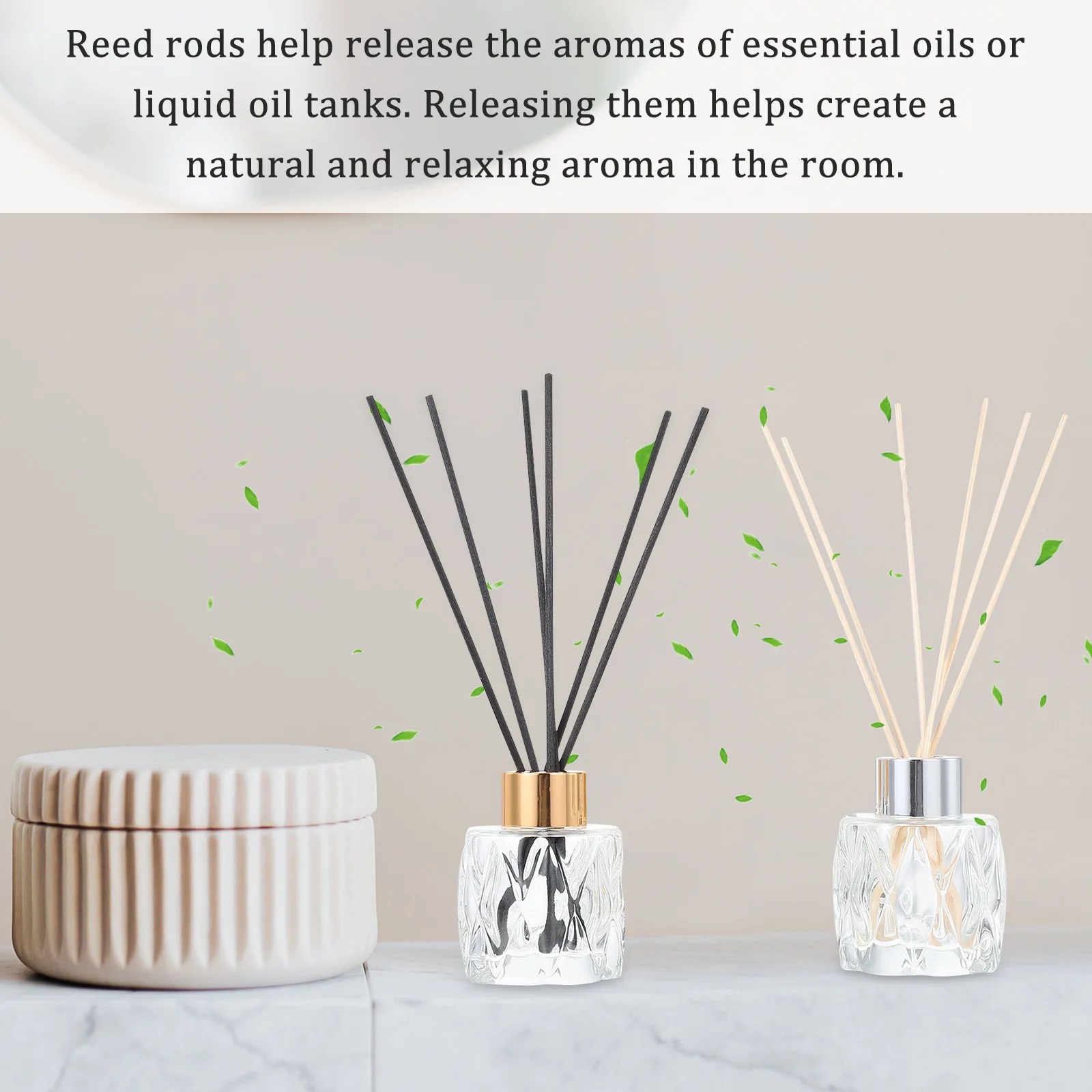 

1Set Glass Diffuser Bottles Aromatherapy Containers for Home Decor Living Room Wedding Spa Aroma Release Fragrance Bottles