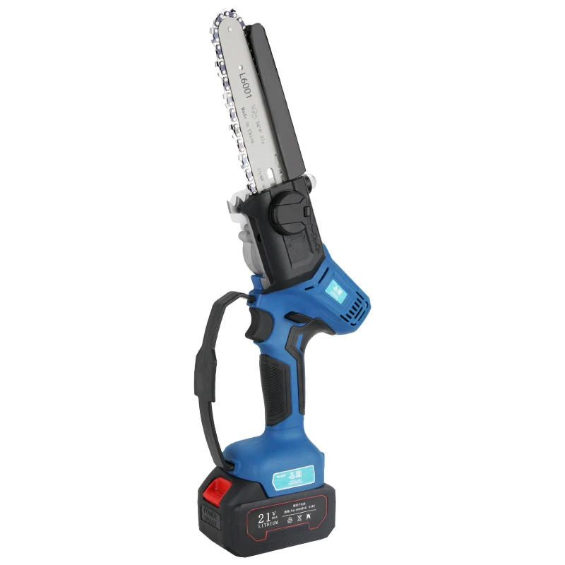 

Wood-splitting chainsaw household small hand-held double battery manual rural cutting wood logging garden cutting branches