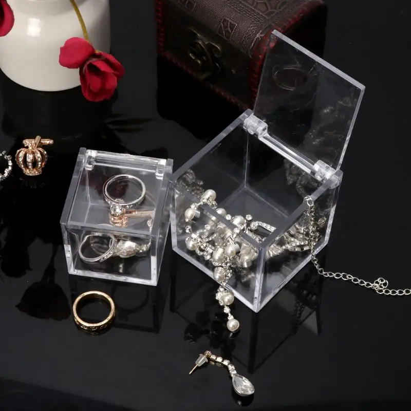 

Earrings Cube Travel for Case for Girls Women Jewelry Storage Portable for Trave HXBA