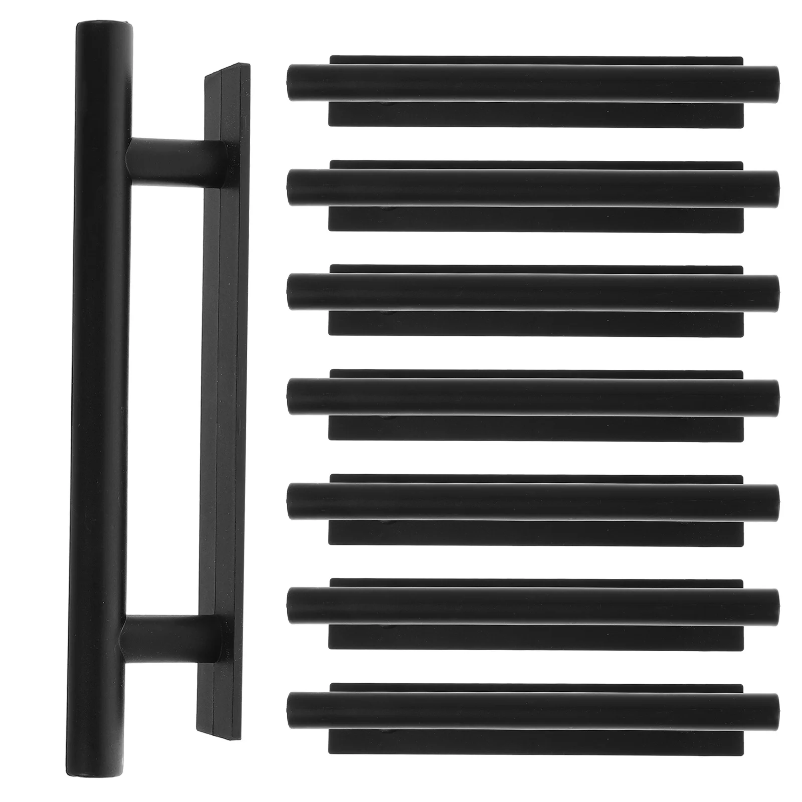 

8pcs Self-Adhesive Window Handles No-Drill Installation For Glass Sliding Doors Cabinets Wardrobe Diy Flush Pull Handle Hardware