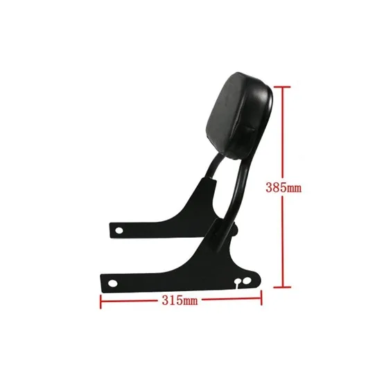 Passenger Upright Backrest Pad Sissy Bar For Harley Dyna Street Bob FXDB Fat Bob FXDF Wide Glide FXDWG FXD 2006-2023