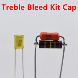 1 Set  Volume Treble Bleed Kit For Electric Guitar Bass Accessories  US(Origin)