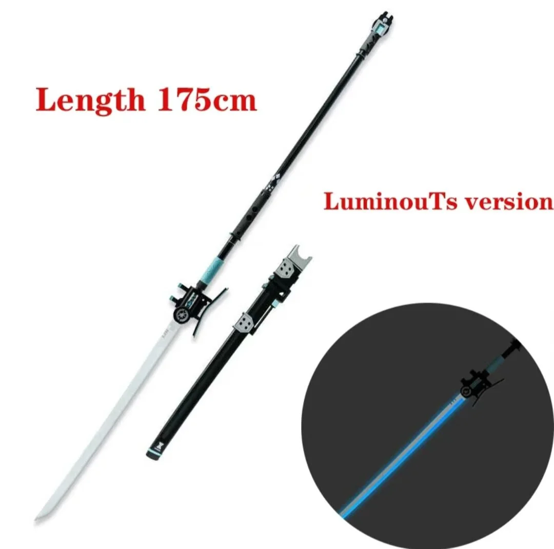 

Tsukishiro Yanagi Cosplay Luminescence Weapons Props Game Zenless Zone Zero Cosplay Prop Model Halloween Christmas Accessories