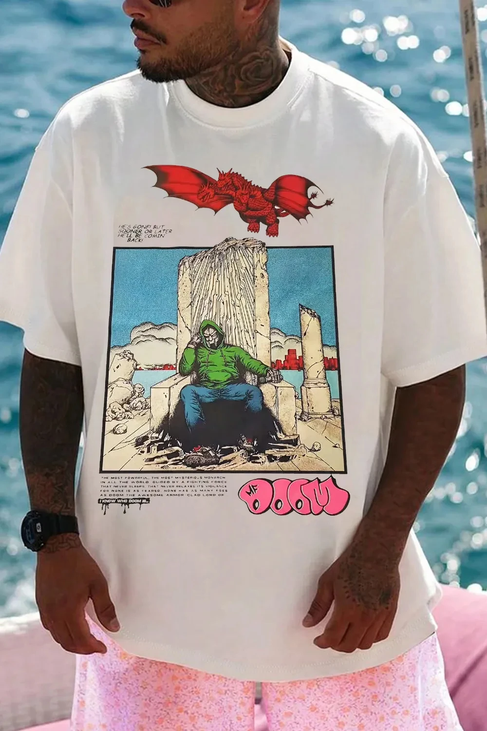 New 2026 Mf Doom Music Tee Printed Cotton T-shirt Men's Summer Casual Top Short Sleeve Classic Male Women Tee Unisex
