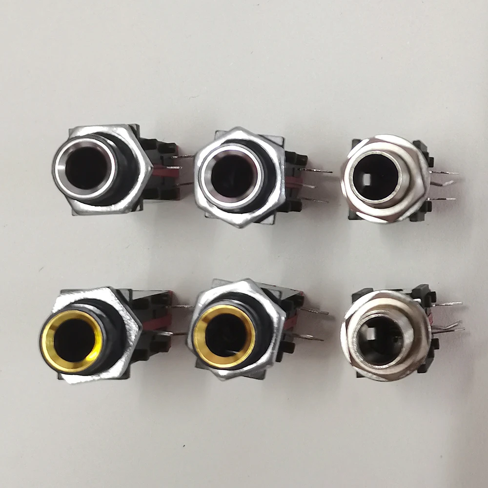 6,35mm 1/4 Zoll Audio-Buchse Mono Stereo TRS TS Buchse Panelmontage Gitarrenverstärker Audio-Buchse PJ308 PJ309 – Detail 6