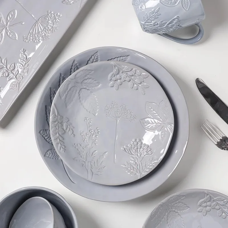 

Новая керамическая посуда, миска для риса, миска для супа, тарелка, тарелка, высококачественный набор мисок и тарелок