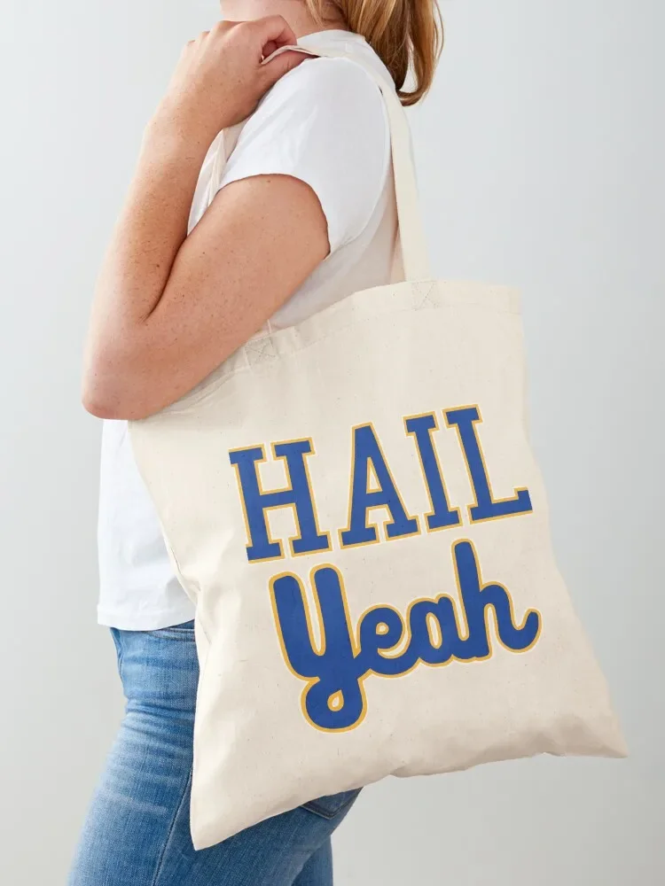 Hail Yeah Script Panthers Tote Bag female bag eco pack shoping bag