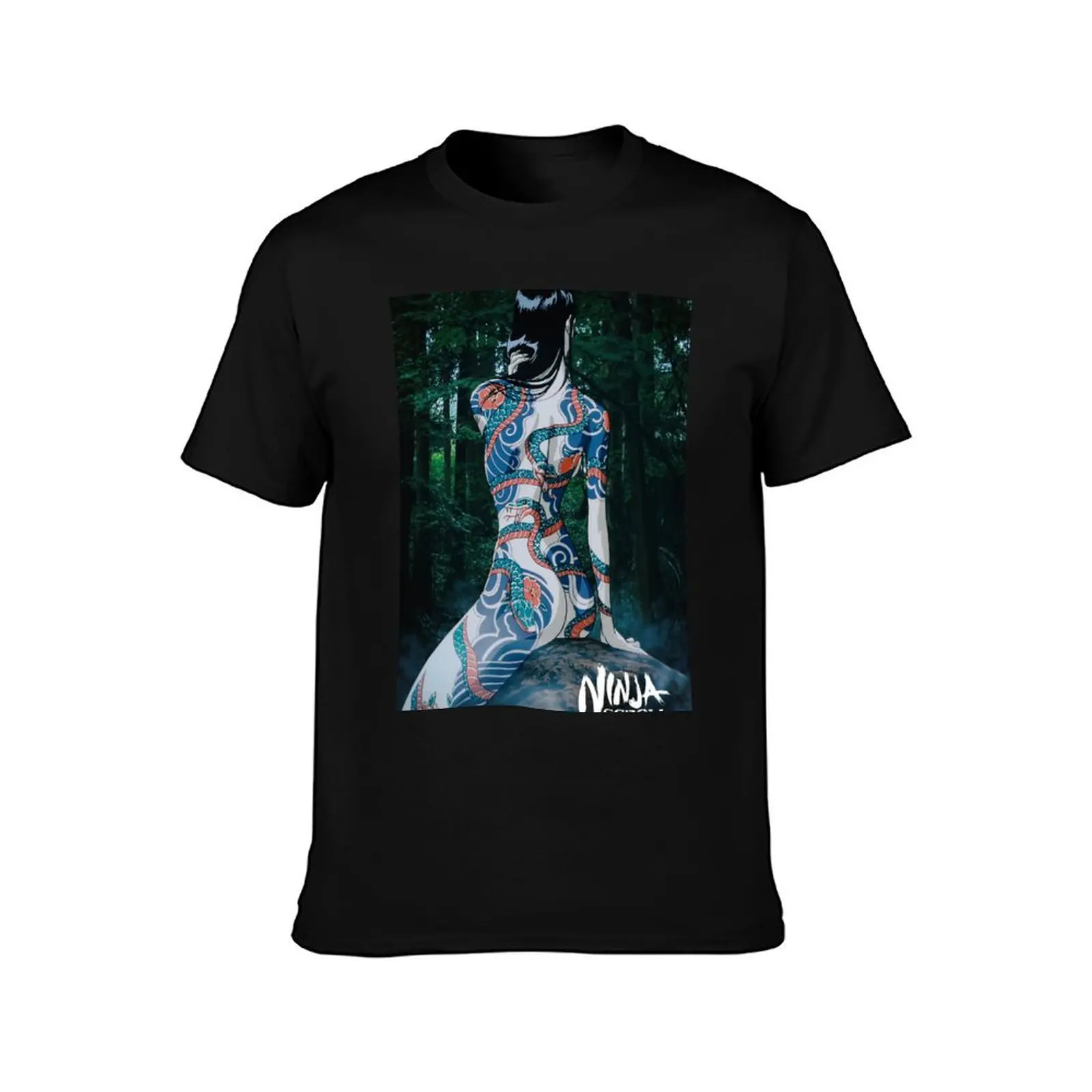 Benisato ninja scroll T-Shirt anime stuff graphics mens t shirt graphic