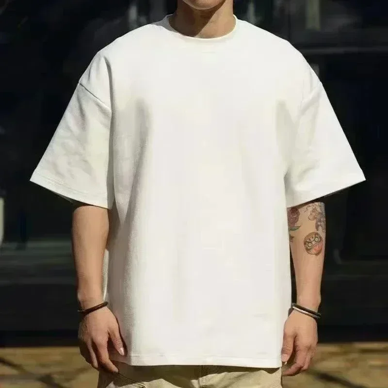 20226 Sommer-Kurzarm-T-Shirt mit Rundkragen für American Skateboard, neues Design aus reiner Baumwolle für Männer und Frauen – Detail 4