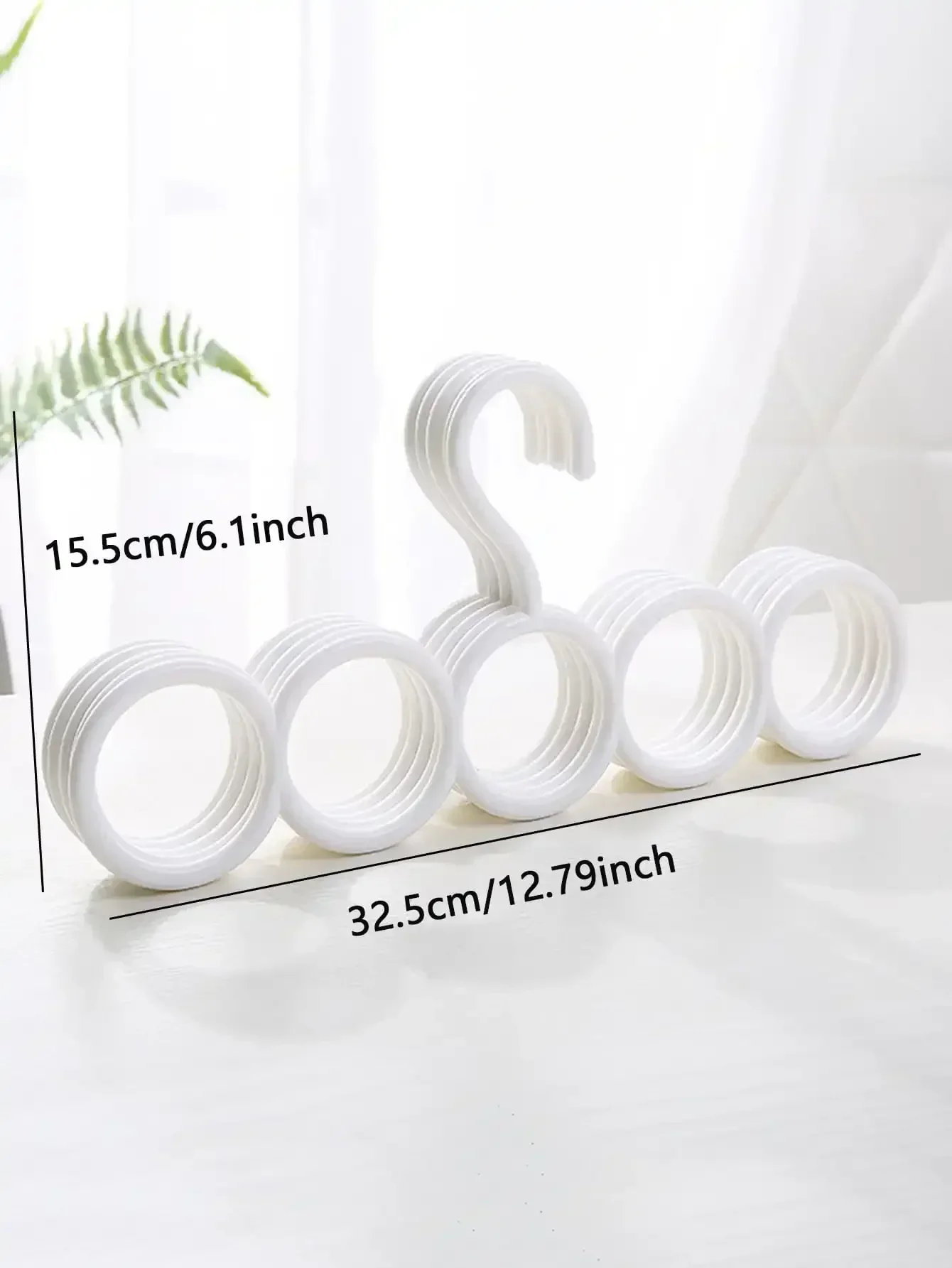 2/5/10/20pcs-Plastic Solid Pants Hanger Multifunctional Hanger Pants Hanger Scarf Storage Hange