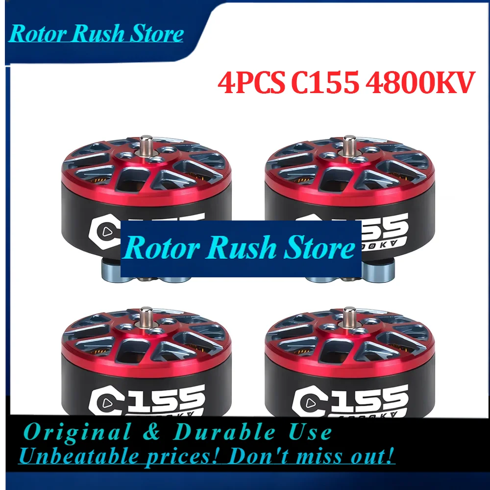 RoRuSAxisflying C155 4800KV FPV Brushless Motor For 2.5-3.5 Inch Cinewhoop Drones High-Temperature Resistant Long Drones Accesso