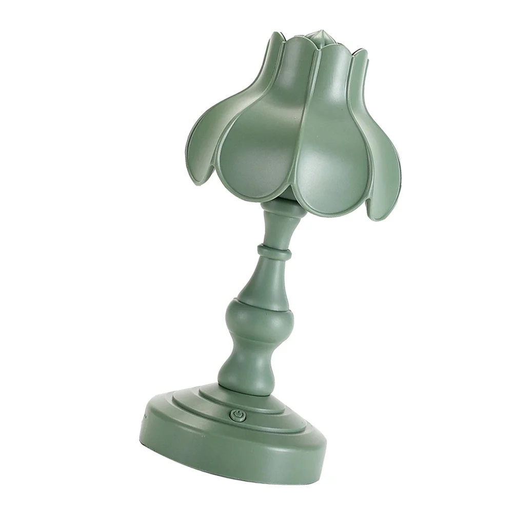 1 قطعة لوتس ضوء الليل Usb شحن أباجورة الإبداعية سطح المكتب مصباح لغرفة النوم غرفة المعيشة منضدة ديكور مصباح لتهيئة الجو #4