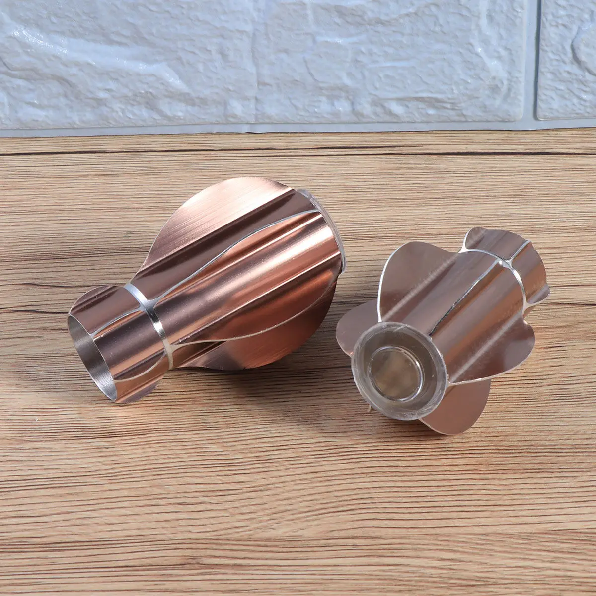 

2 шт. Наконечники для карнизов в форме звезды, цвет розовое золото, подходят для карнизов диаметром 28 мм, для дома и офиса