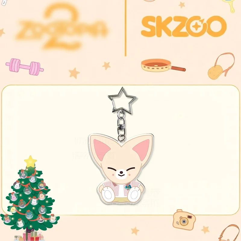 SKZOO STRAY KIDS × Zootopia 2 Collaboration Acrylic Keychain Merchandise Christmas Gift