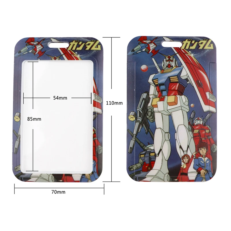 Mobile suit GUNDAM Lanyard Keys supporto per telefono cinturino da collo divertente con portachiavi carta d'identità nastri animali fai da te Hang Rope Gifts