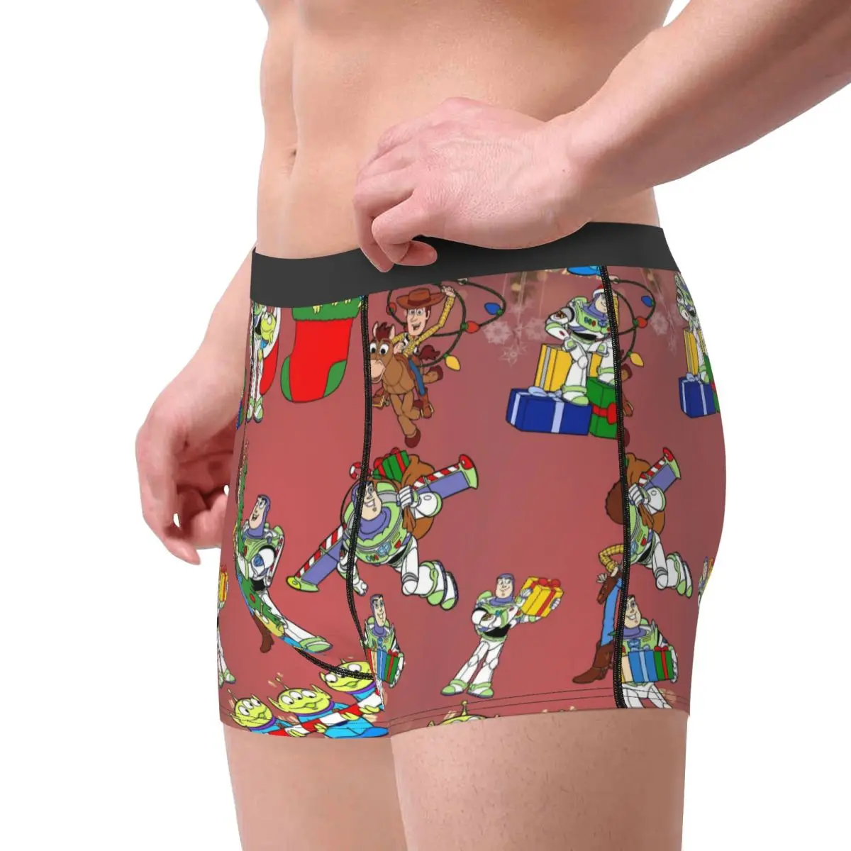 Pantaloncini boxer personalizzati Toy Story Cartoon Slip da uomo Intimo Mutande alla moda