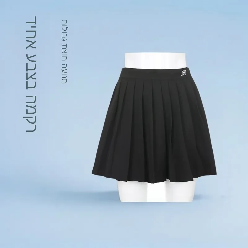Sporty Yoga Short Skirt High Waist Outdoor Tennis Golf Pleated Skirt Half Body Skirt Anti-Light Cross-Border Design