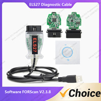 2025 ELS27 FORScan V2.3.8 Diagnostic Cable Car Code Reader+Clear Fault Codes+25K80 Chip For Fo-rd/Ma-zda/Lin-coln/Me-rcury