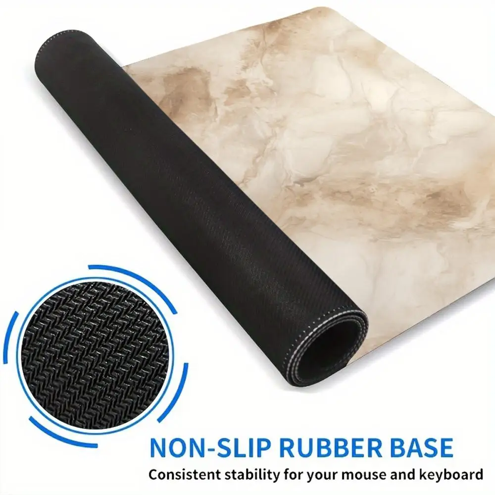 Marble Texture Art Mouse Pad Large Computer Office Game Table Mats XXL Rubber Anti-slip Gaming Keyboard Mousepads Long Desk Pads