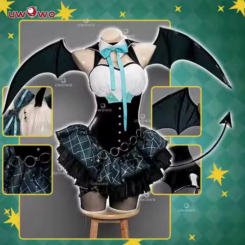LAST BATCH UWOWO Mikku Cosplay Devil Wings Gothic Dress Halloween Cosplay Costume Cute Role Play Outfit