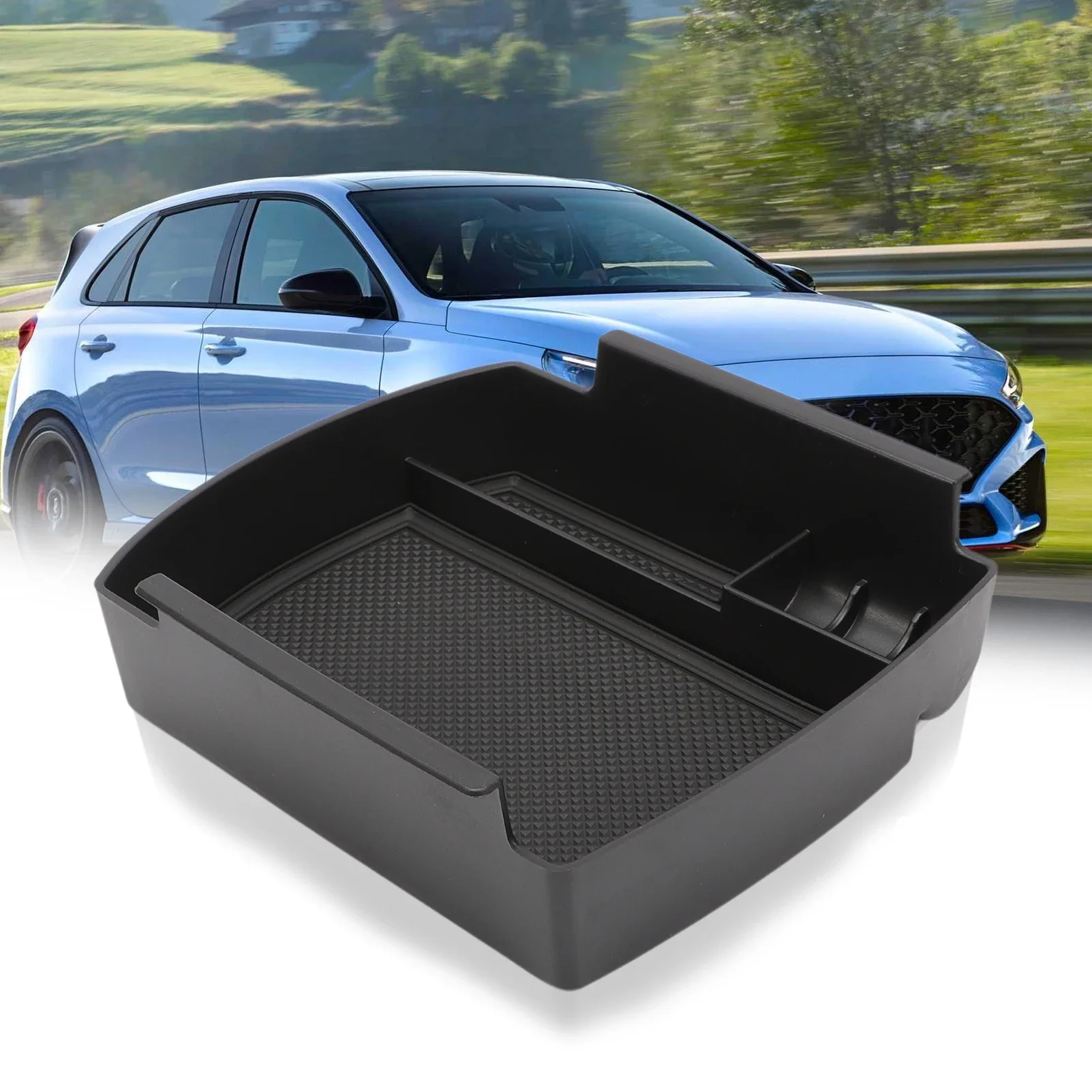 Car Armrest Box Storage Central Control Container Auto Interior for Hyundai i30 2017-2023 Car Accessories