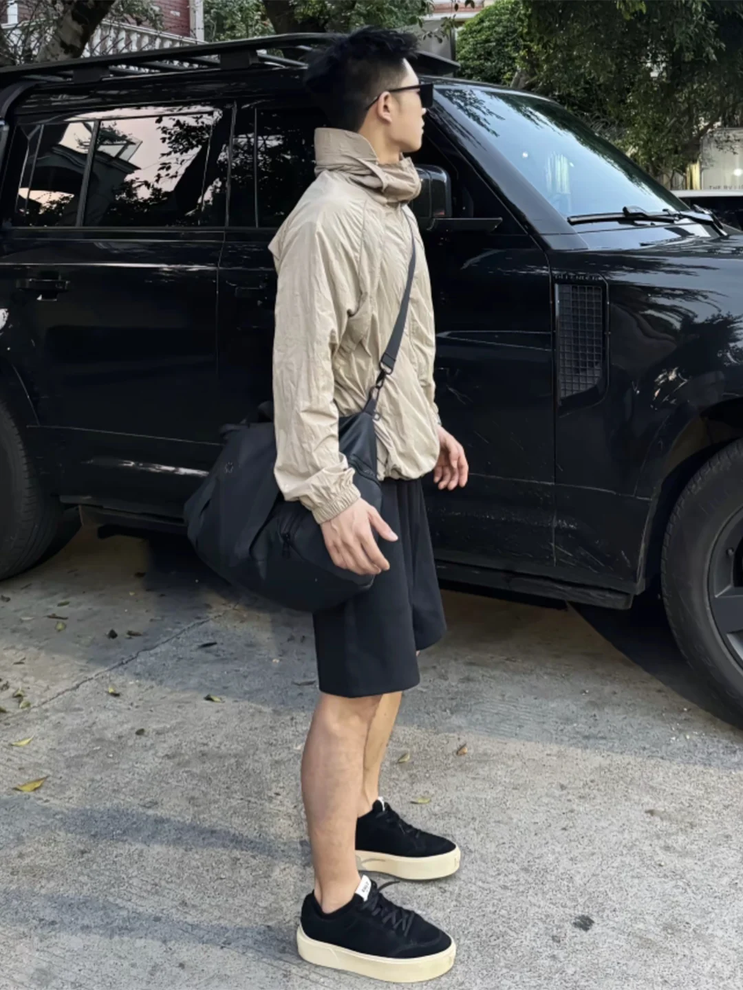 

UPF50+ Ice Silk Hooded Men's Summer Lightweight Climbing Jaet American Sle Outdoor Mountain Climbing Clothing Outerwear