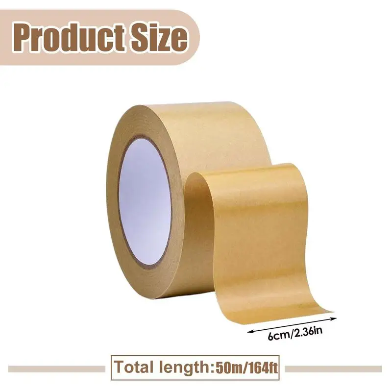 Fruit Tree Protector Tape 164 Ft X 2 Inch Cicada Tree Wrap Protection Tape Adhesive Kraft Paper Shield Slippery Barrier For