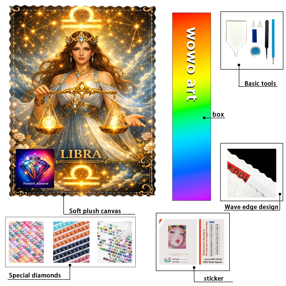 【fonsin11-diamond】dios-en-el-cielo-100-resin-fd-ab-yg-diamond-stamping-kit-perfect-masterpiece-worth-buying