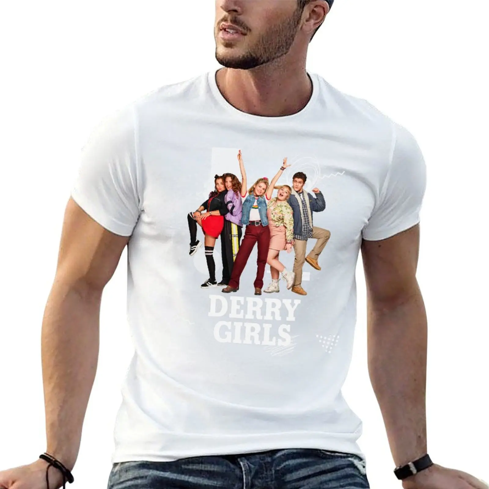 

Derry Girls T-Shirt men t shirt cotton 100% man t shirt luxury T-Shirt
