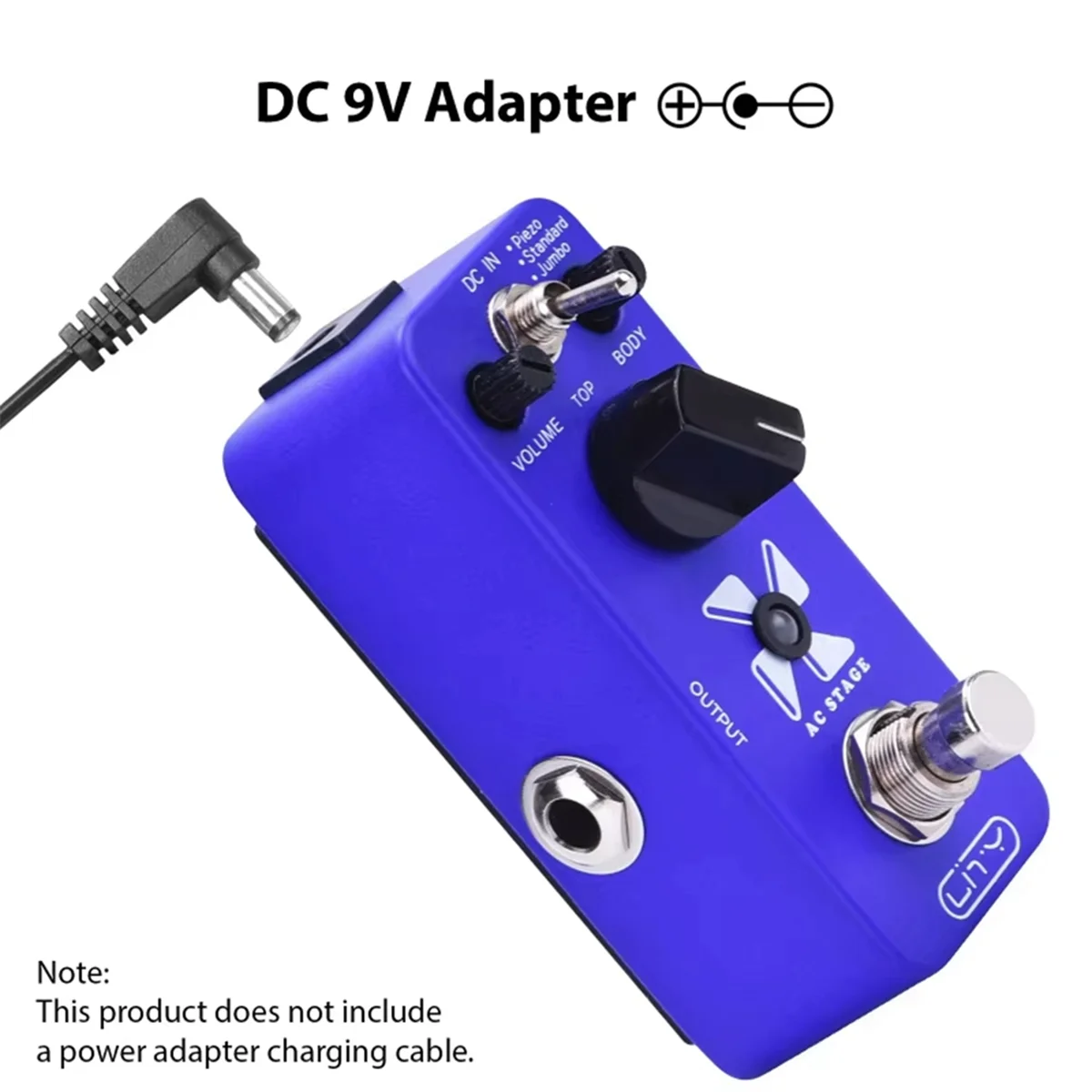 NEW Guitar Effect Pedal Acoustic Simulation AC Stage Electric Guitar Effect Pedal 3 Modes Piezo/Standard/Giant True Bypass