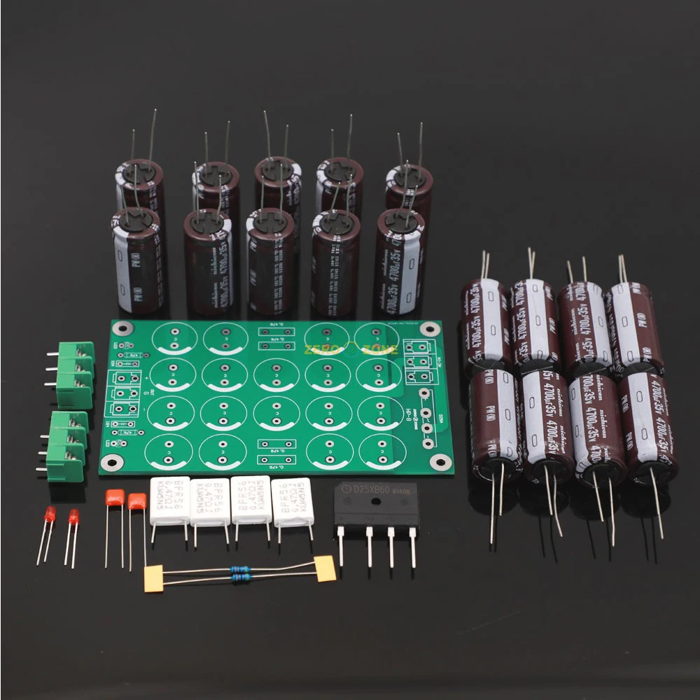 HP-8-18pcs 어레이 커패시터 필터 보드, PASS A3 HOOD-JLH2003 클래스 A 앰프 보드용, CRC정류기 필터, 35V 버전